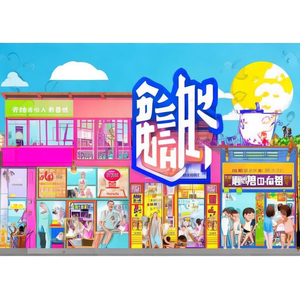 爆款美业拓客背景海报